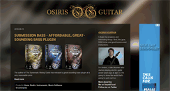 Desktop Screenshot of osirisguitar.com